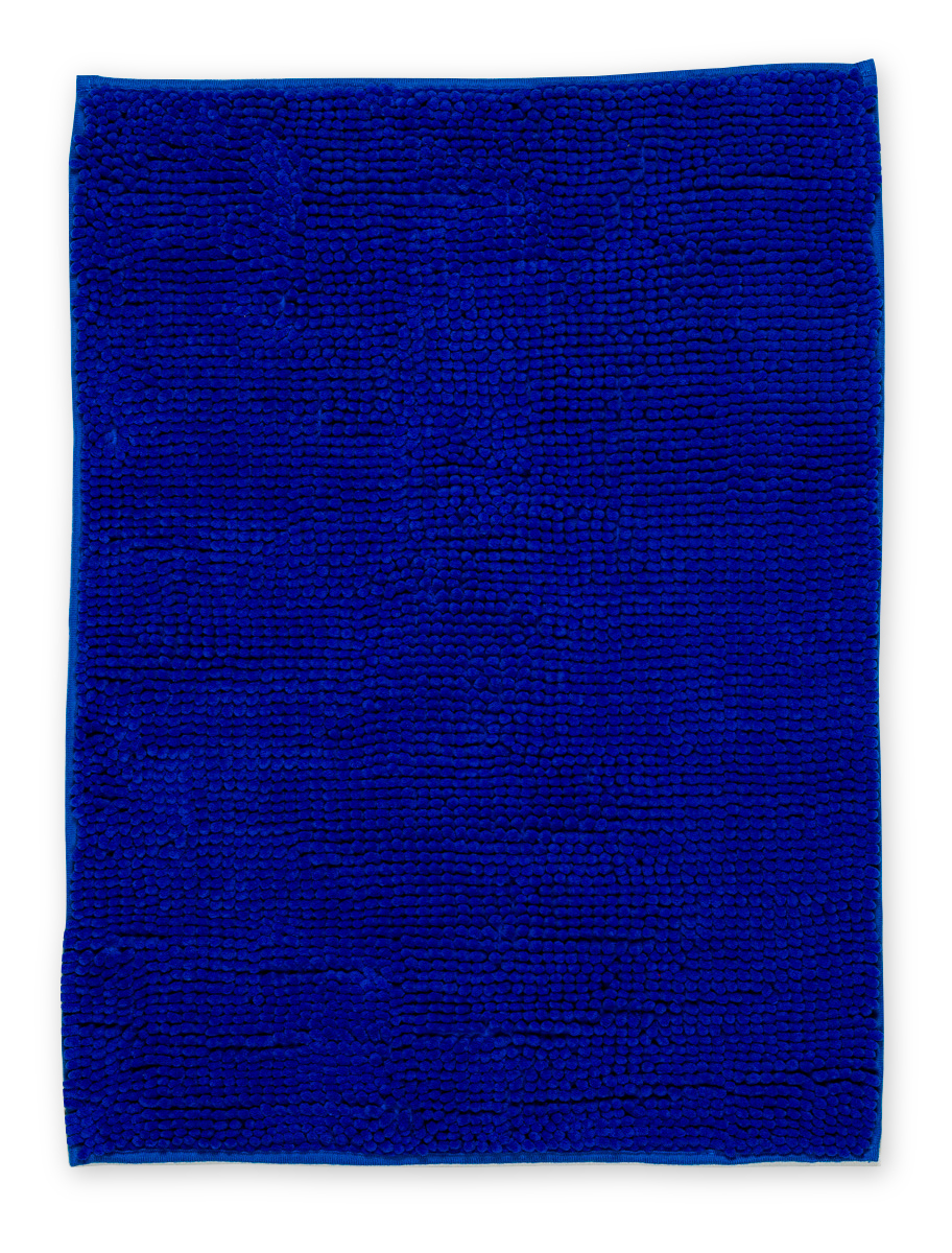 Χαλάκι μπάνιου microfiber μπλε 50x70cm 
